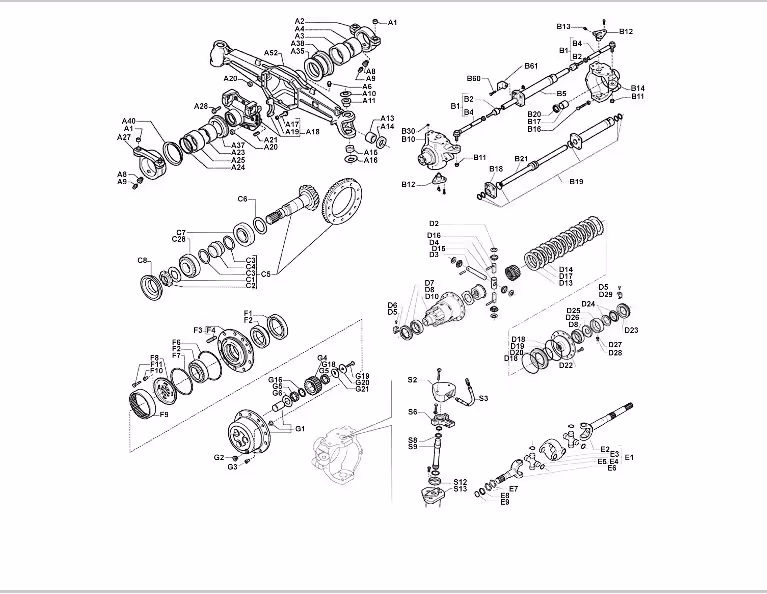 Joint d'étanchéité pont CARRARO type 141331 adaptable