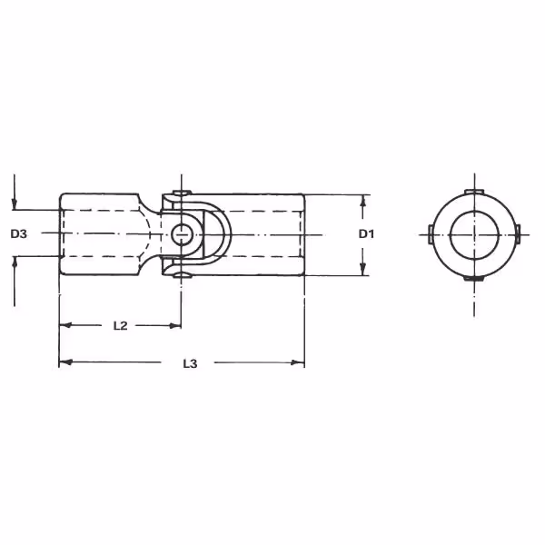 Joint de cardan Ø16mm