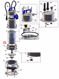 Joint de corps de pompe Renson 366646