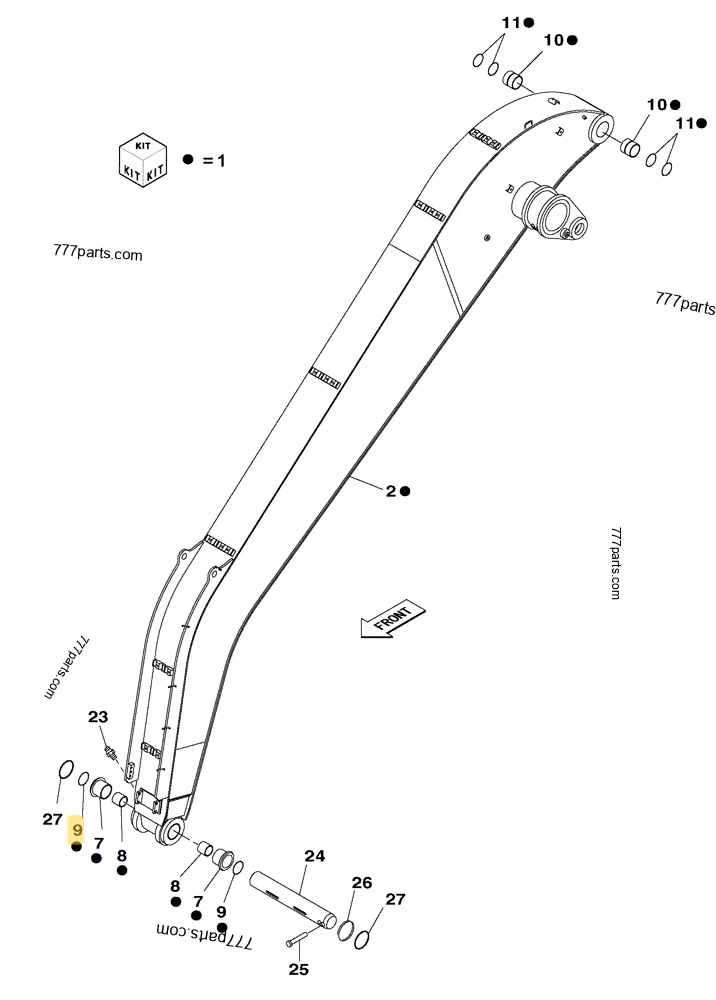 JOINT ETANCHEITE JCB REF KHV0101