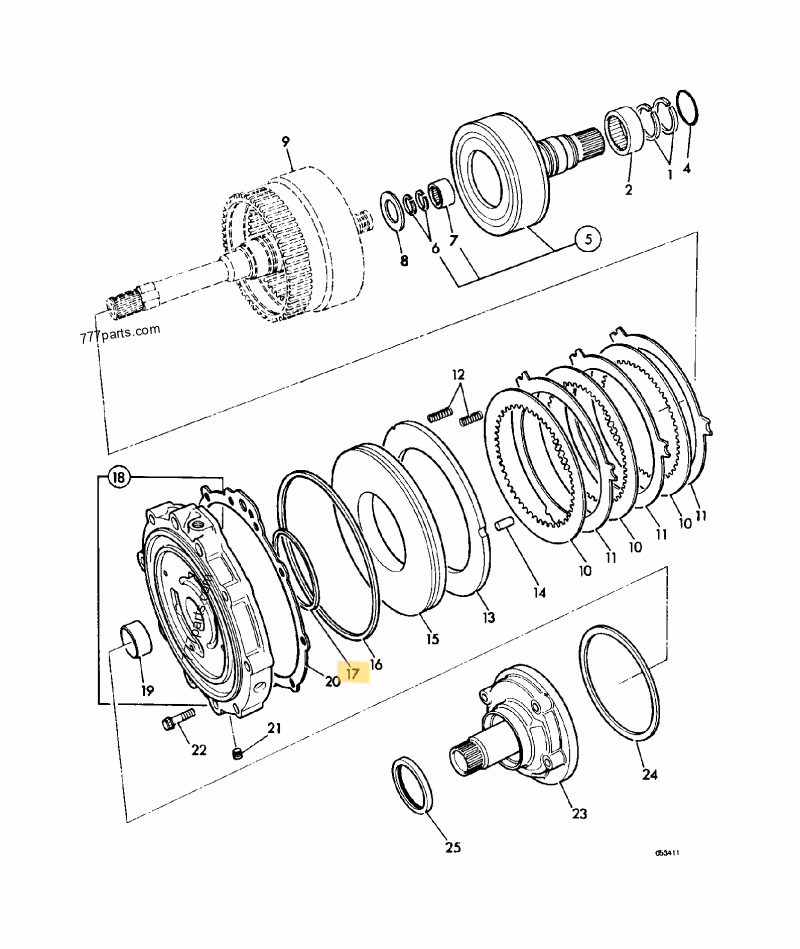 JOINT JCB REF 04/500214 (équivalent à 2401/0229)