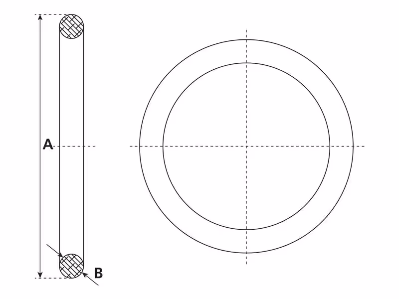 Joint toriques 5'' (147mm) (caoutchoutée)
