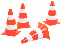Jouet 4 cônes de signalisation