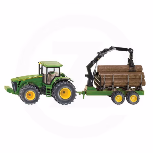 Tracteur miniature avec remorque John Deere Siku S01954