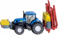 Tracteur miniature New Holland avec pulverisateur Siku S01799