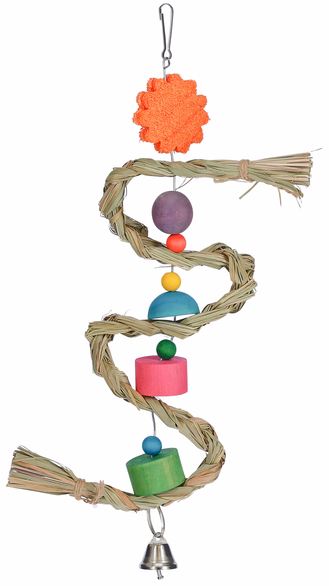 Jouet pour oiseaux Nature sisal, 36x14cm