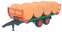 Bruder | Jouet Remorque avec 8 balles rondes