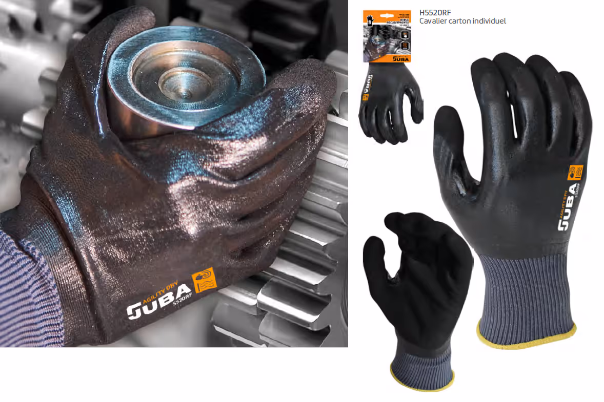 Juba | Gants mecanique panitrilepu (5520rf)
