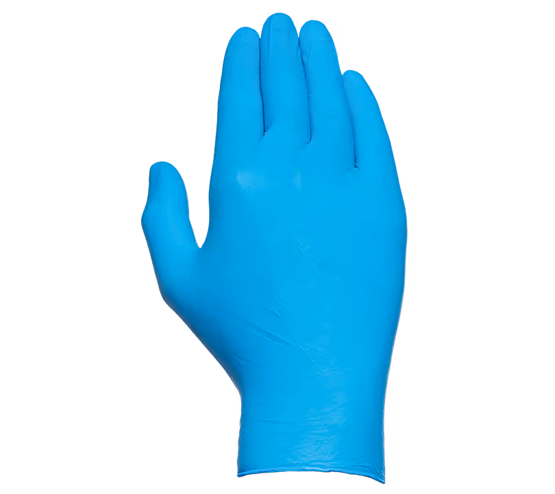 Juba | Gants nitrile 0,12 l.24 bleu [x100] (570)