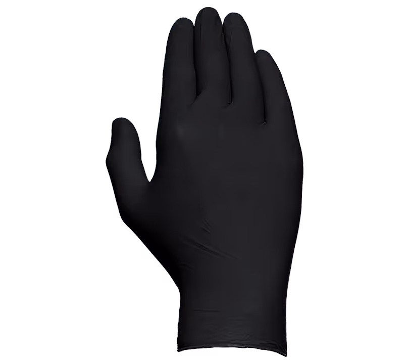 Juba | Gants nitrile 0,12 l.24 noir [x100] (570nr)
