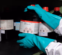 Juba | Gants phyto g2 nitrile long.38 vert (82138)