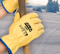 Juba | Gants thermique cuir fleur (h406rf)