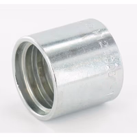 Jupe à sertir Ø33x30,5mm DN16 acier / zingué Alfagomma