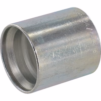 Jupe à sertir Ø82x75,2mm DN50 acier / zingué / blanc passivé Alfagomma