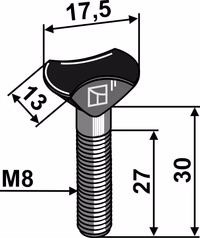 Kemper | Boulon pour chaînes