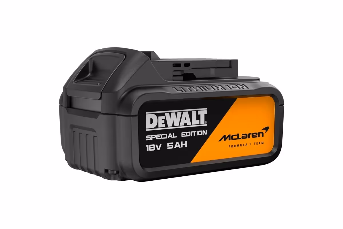 Kit 2 outils Dewalt McLaren meuleuse 125 mm, Boulonneuse à choc 1396 Nm avec 2 batterie 5Ah, chargeur et coffret T-Stack
