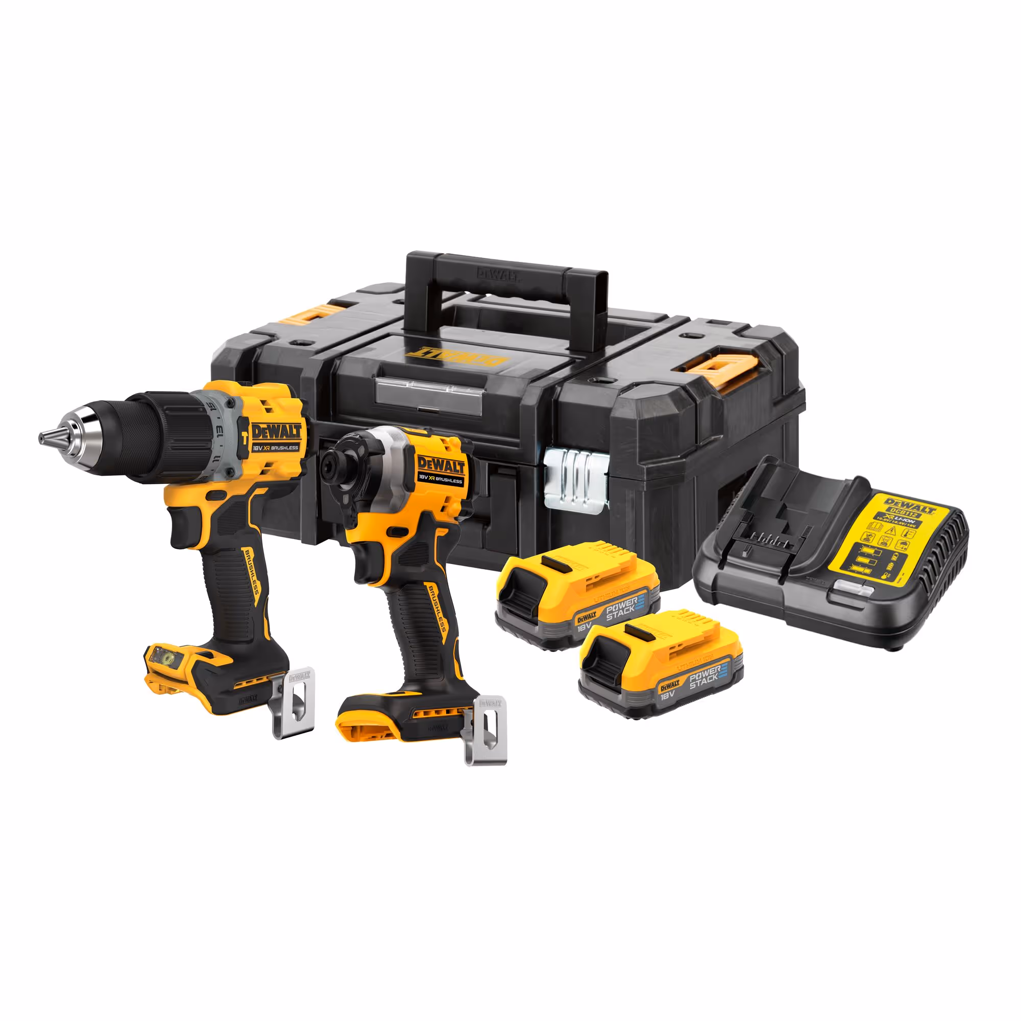 Kit 2 outils XR 18V 1.7Ah Li-Ion Brushless POWERSTACK