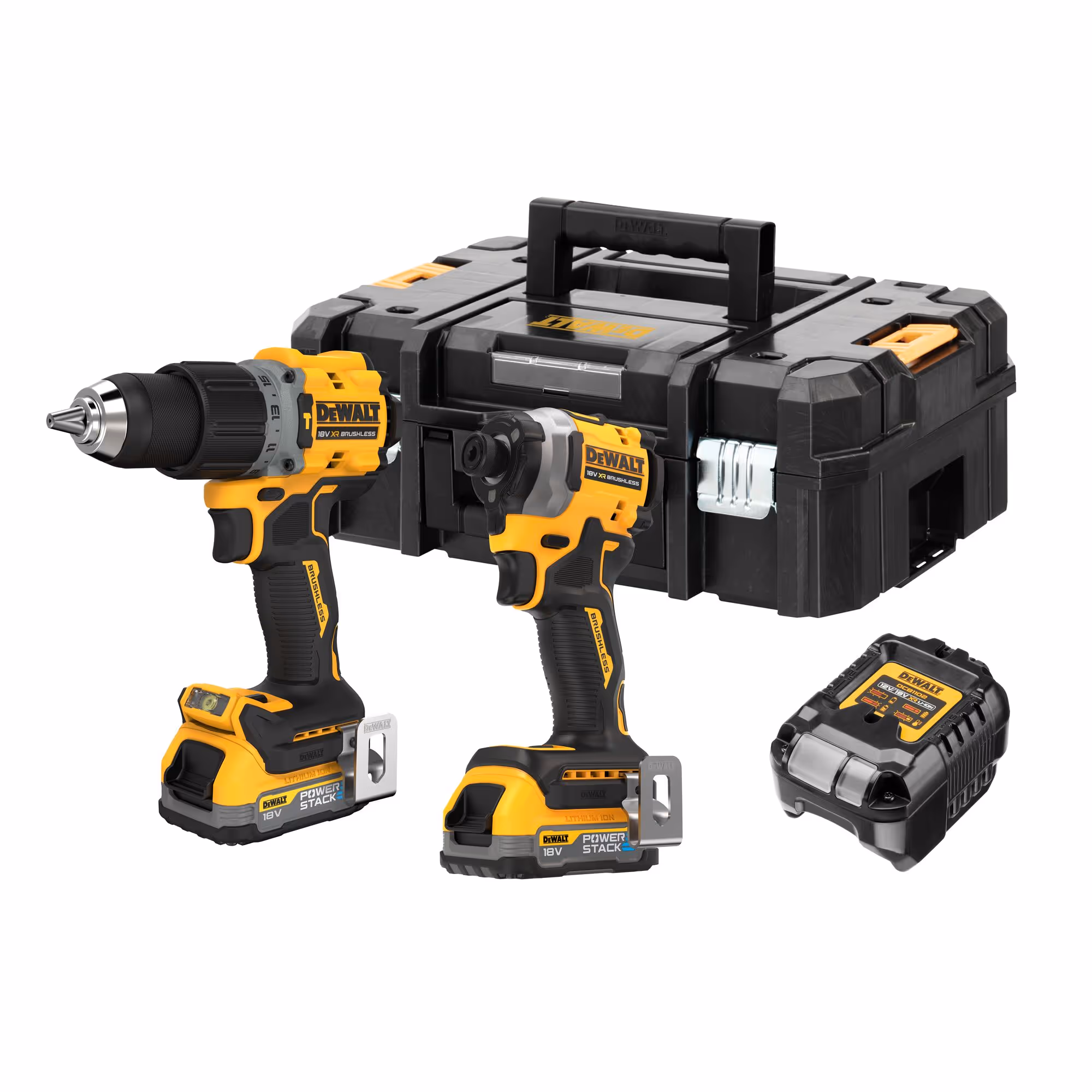 Kit 2 outils XR 18V 1.7Ah Li-Ion Brushless POWERSTACK