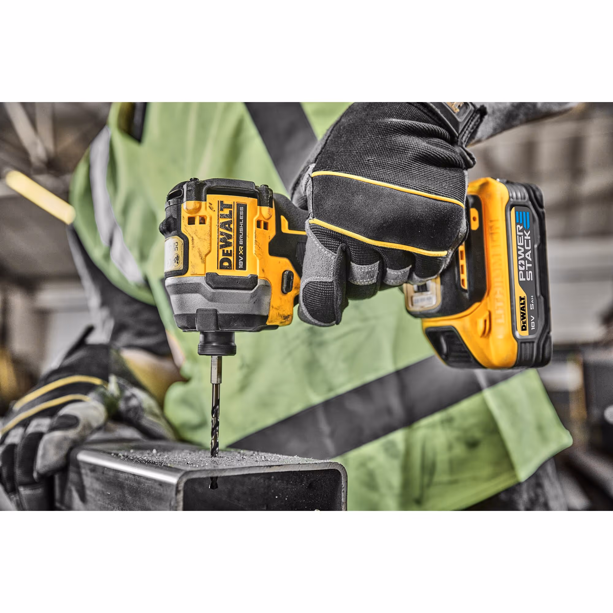 Kit 2 outils XR 18V 5Ah Li-Ion Brushless POWERSTACK