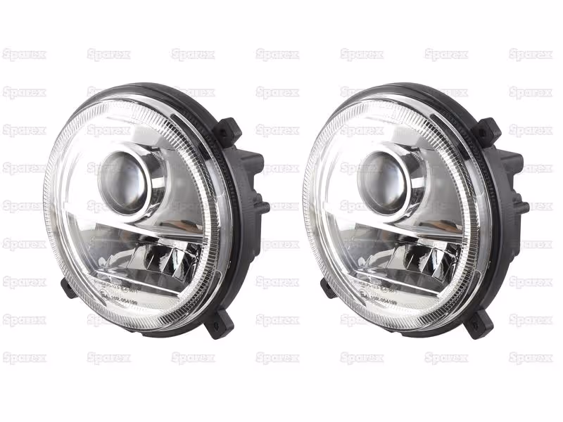 Kit 2 phares avants à LED (Europe), Interférence: Classe 3, Gauche/Droit (conduite à droite), 1560 - 2760 Lumens, 10-30V - adaptable sur tracteurs Massey Ferguson