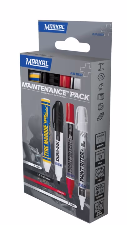 Kit 4 feutres de maintenance auto / agri