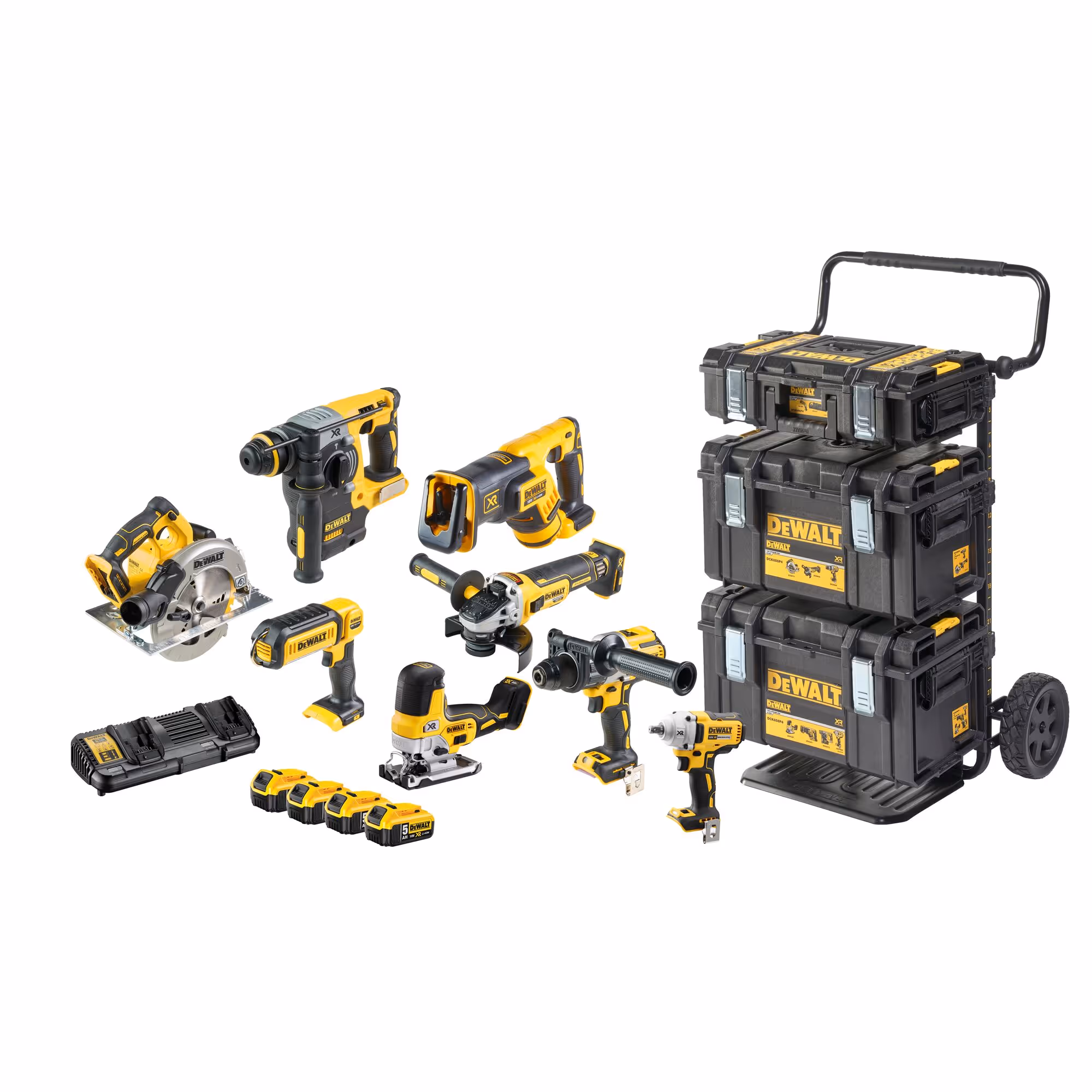 Kit 8 outils XR 18V 5Ah Li-Ion