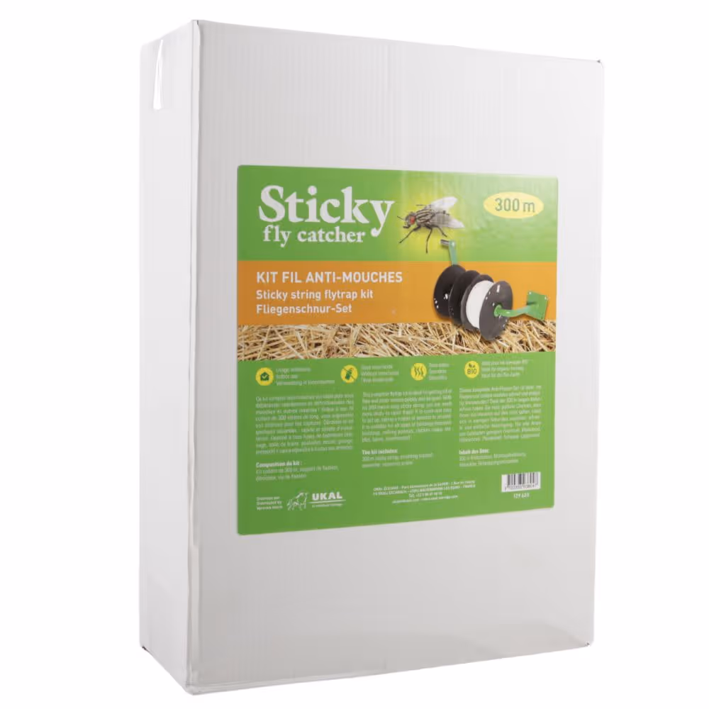 Kit fil anti mouche Sticky String 300 m - Ukal