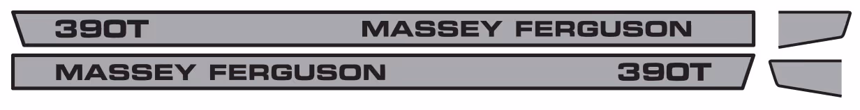 Kit Autocollant 390T 3901084M91 | Massey-Ferguson