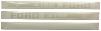 Kit autocollants latéraux Ford 4100 Ford New Holland EBPN16605C adaptable