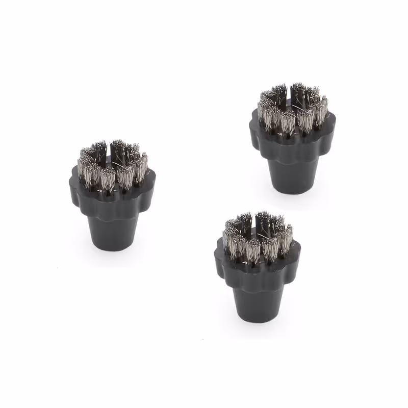 Kit brosse ronde acier fin