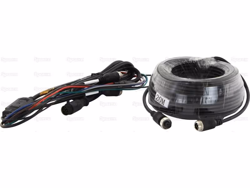 Kit caméra de recul avec 9'' Moniteur numérique à boutons tactiles 4QUAD Split
