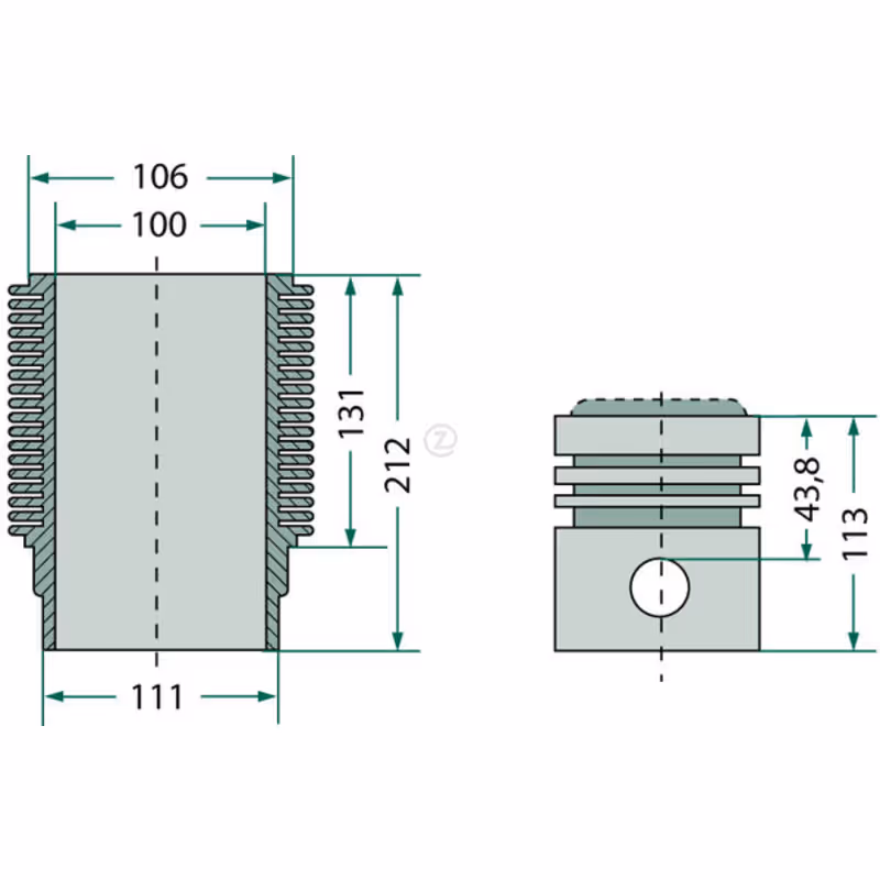 Kit chemise piston