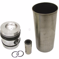 Kit chemise piston, complet  5 segments, Ø 91,48 mm    Ø piston 31,75 x 75,3 mm   Ø chambre de combustion 55,9 mm    profondeur chambre de combustion 18,57 mm