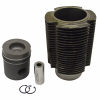 Kit chemise piston, complet   uniquement pour moteurs EDL    3 segments, Ø 100 mm, Ø axe de piston 35 x 85 mm, Ø chambre de combustion 56,7 mm