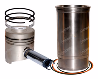 Kit chemise piston segment et joint de chemise Ø108 mm avant n°122999 John Deere RE23165