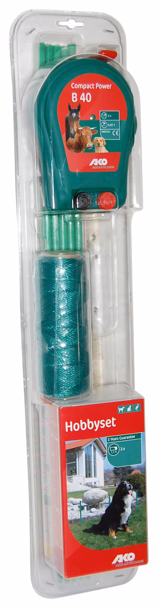Kit chien pile avec électrificateur B40