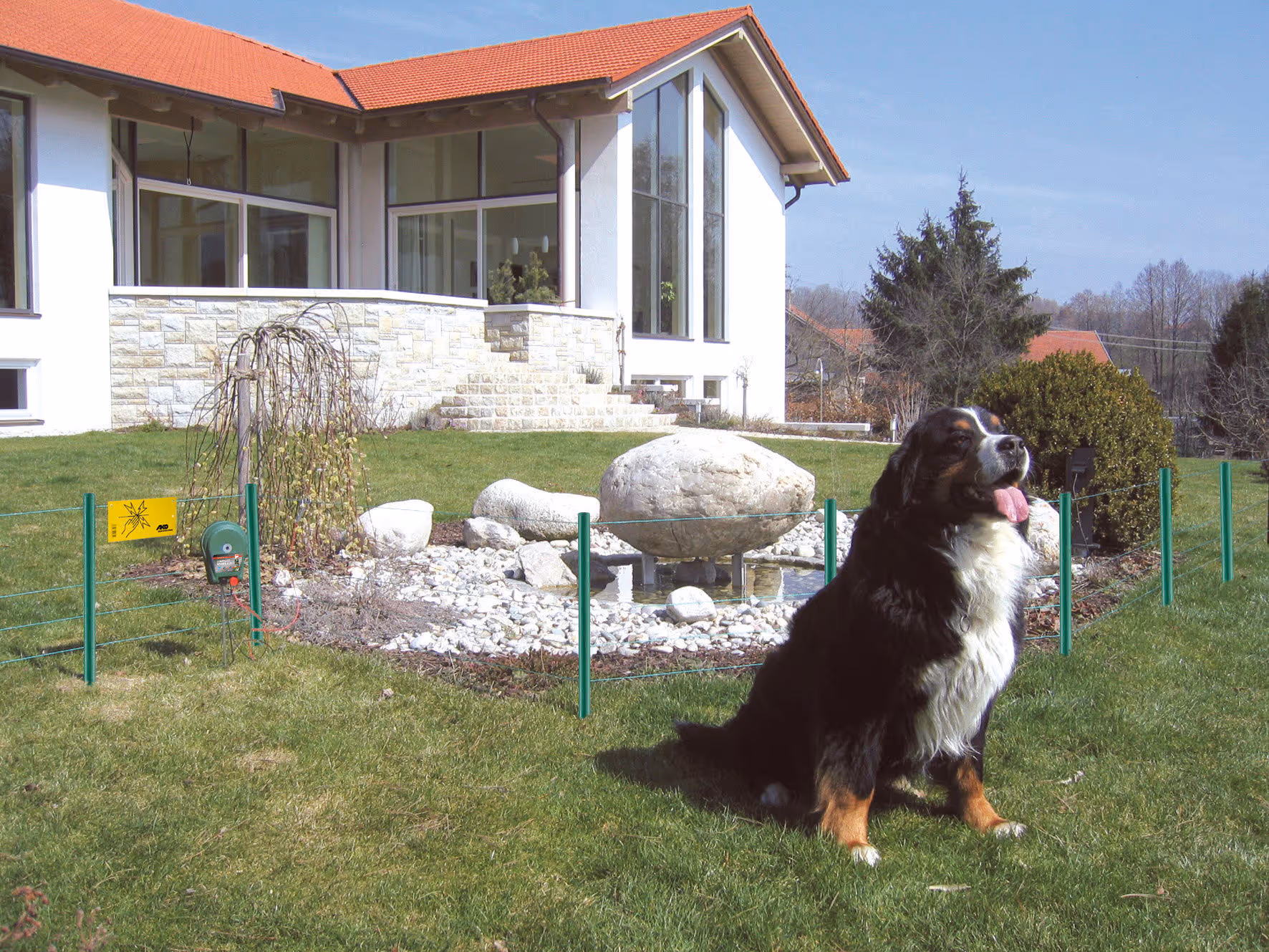 Kit chien secteur avec électrificateur N700