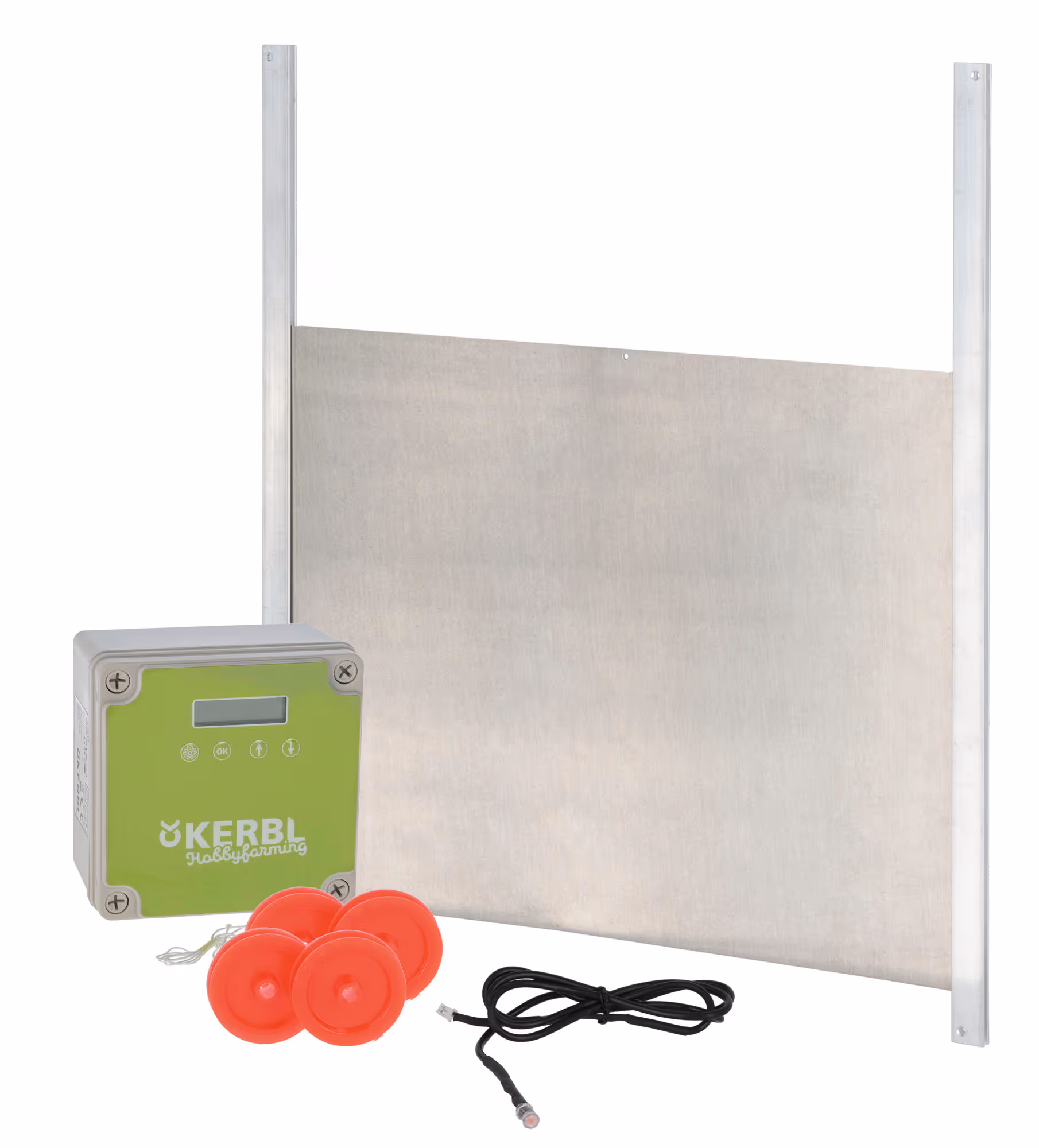 Kit complet porte poulailler automatique, 22X33cm, taille S
