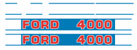 Kit d'autocollants Ford 4000