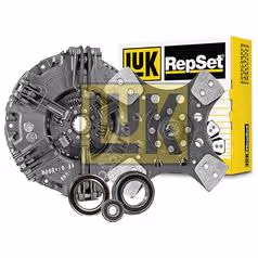 Kit d'embrayage avec butée - adaptable sur tracteurs New Holland, Case IH - ref 628301110
