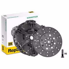 Kit d'embrayage sans butée - adaptable sur tracteurs Fiat, Universal, New Holland - ref 628105309