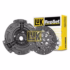 Kit d'embrayage sans butée - adaptable sur tracteurs Massey Ferguson, Volvo - ref 628136609