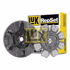 Kit d'embrayage sans butée - adaptable sur tracteurs Valtra-Valmet, Massey Ferguson - ref 631087809