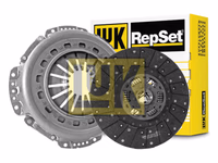 Kit d'embrayage sans butée - adaptable sur tracteurs Ford - ref 633112619