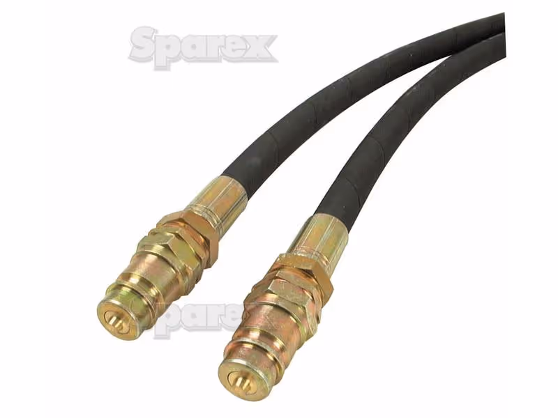 Kit de 2 flexibles pour barre de pousée hydraulique 3/8 BSP - 800mm