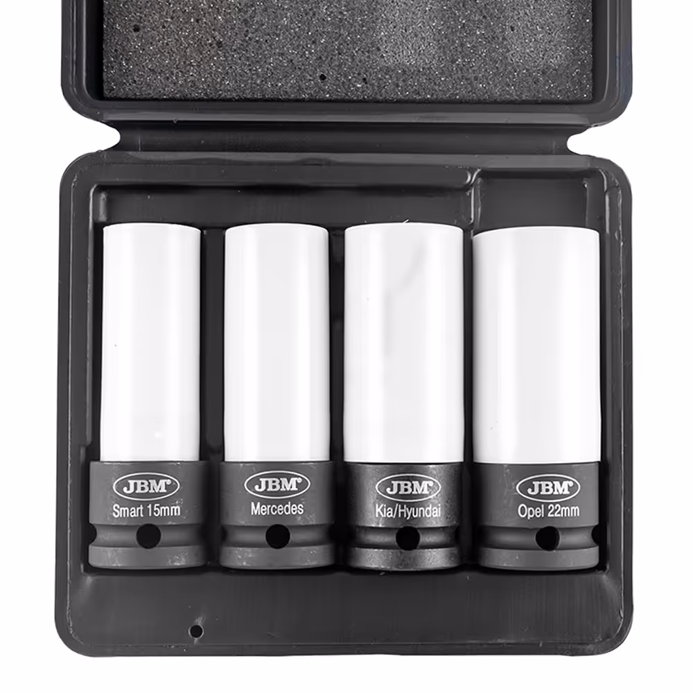 Kit de 4 embouts à choc pour les roues en alliages légers, 1/2"