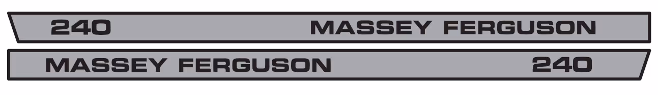 Kit de Autocollant 240 1681728M2 | Massey-Ferguson