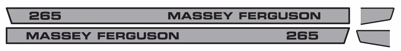 Kit de Autocollant 265 1682440M1 | Massey-Ferguson