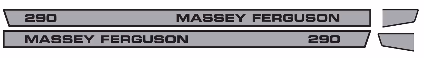 Kit de Autocollant 290 1682432M1 | Massey-Ferguson