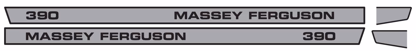 Kit de Autocollant 390 3901083M91 | Massey-Ferguson